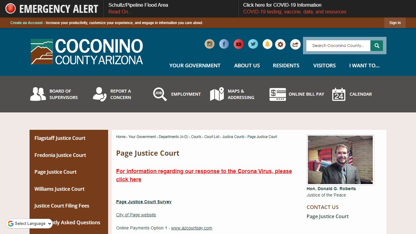 Page Justice Court - Coconino County, Arizona